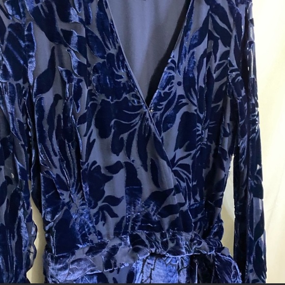 Anthropologie Daniella Velvet Maxi Dress - Picture 6 of 7